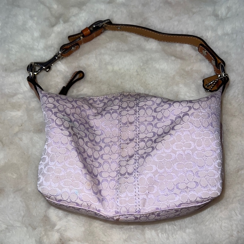 PURPLE C MONOGRAM PETITE PURSE